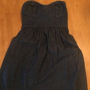 Strapless denim dress by A is for Audrey size S